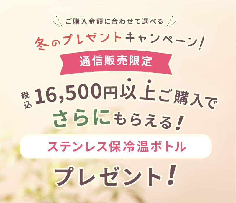 ステンレス保冷温ボトルプレゼント