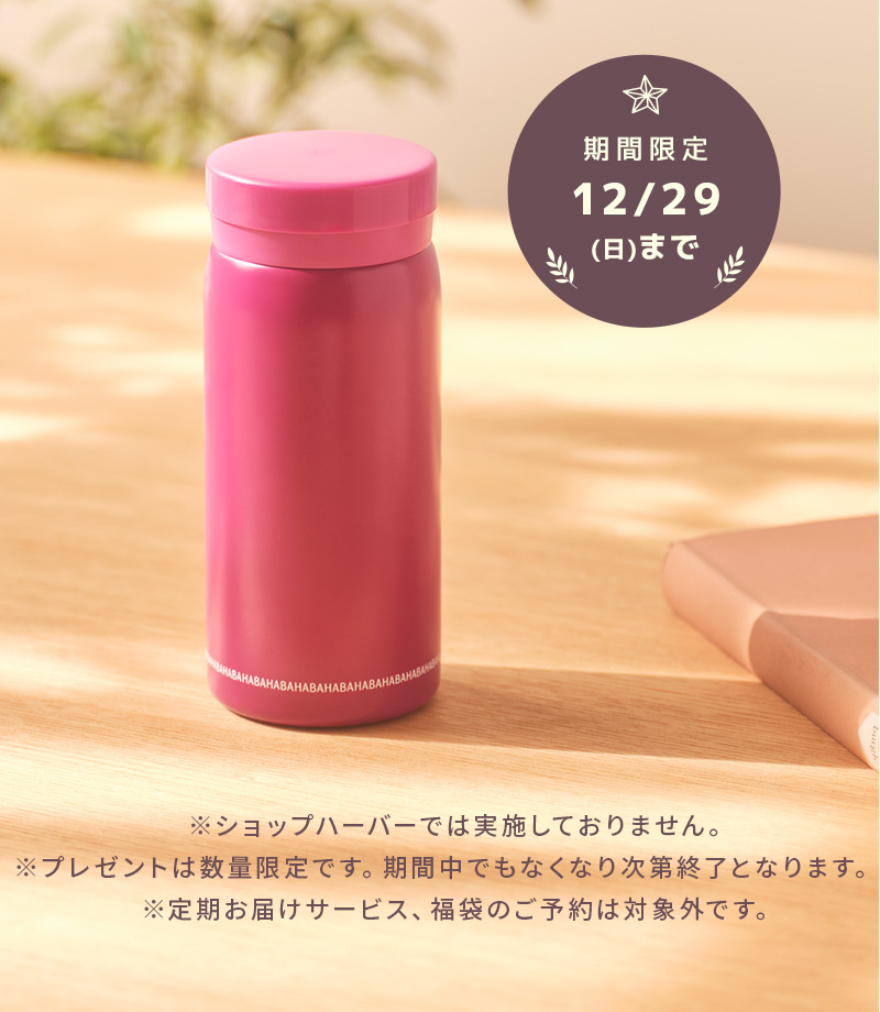ステンレス保冷温ボトルプレゼント