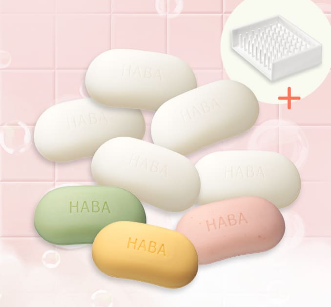 アロマソープ３個＆絹泡石けん５個セット