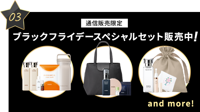 キャンペーン03: ブラックフライデースペシャルセット