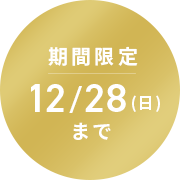 期間限定12/28(日)まで