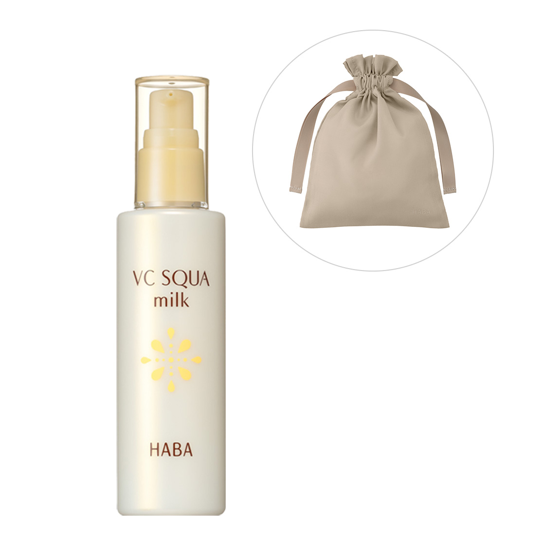 VCスクワミルク 100mL 巾着つき