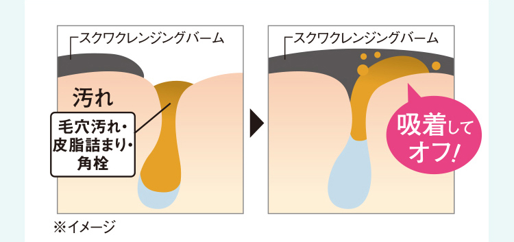 スクワクレンジングバーム ※イメージ